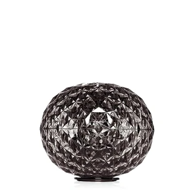 Image de Lampe à poser LED anthracite translucide Kartell Planet Designé par Tokujin Yoshioka