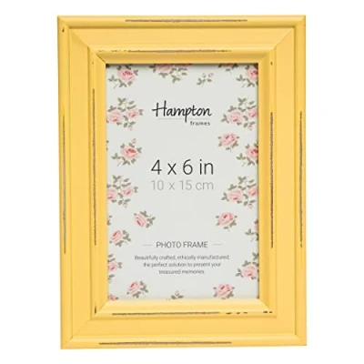 Image de Hampton Frames Paloma PAL301946Y Cadre photo en verre jaune 10 x 15 cm
