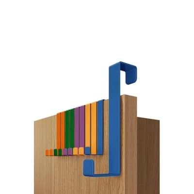 Image de 4smile porte manteau pour set de 10, multicolore crochet 1,6 2,2 cm x 8 cm, porte, patère