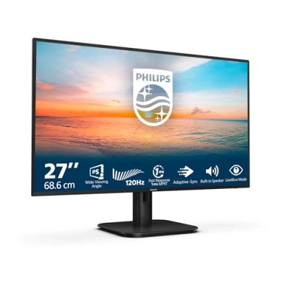 Image de Philips 27E1N1200A/00 écran plat de PC 68,6 cm (27 ) 1920 x 1080 pixels Full HD LCD Noir Neuf