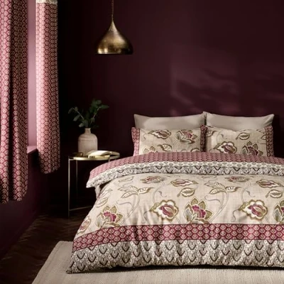 Image de Catherine Lansfield Parure de lit Double en cachemire multicolore, (200x200 cm)