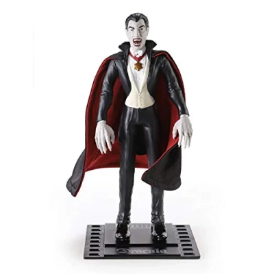 Image de BendyFigs Dracula by The Noble Collection Officially Licensed 19cm Count Bendable Toy Posable Collectable Doll Figures with Stand for Kids &amp; Adults