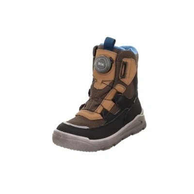 Image de Superfit MARS Bottines à lacets pour enfants, Taille: 32, Braun/blau Matière synthétique / textile