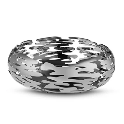 Image de Alessi BM02 Barknest Corbeille ronde acier inoxydable 18/10 brillant Taille Unique