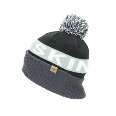 Image de SEALSKINZ Foulden Bonnet Bobble Unisexe pour Temps Froid Hydrofuge Léger et Respirant