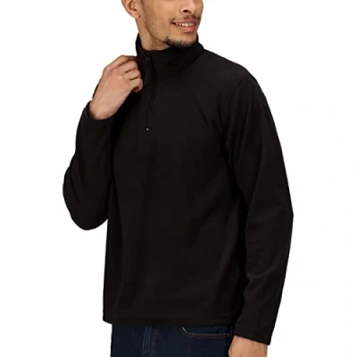 Image de Regatta Micro Polaire Col Zippé Taille L Noir