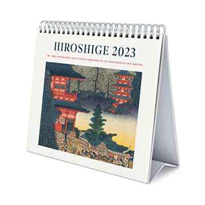Image de Grupo Erik Calendrier De Bureau 2023 Japanese Art 12 Mois,20 X 18 Cm, Mensuel En Français, Janvier Ã Décembre 2023,Certifié FSC, Avec Support Rigide CS23018