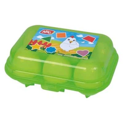 Image de Simba 104010179 ABC Trieur de Formes œufs, 6 œufs avec Multicolores pour découvrir, Trier, Assembler 7 cm / 12 Mois +