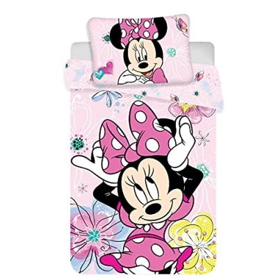 Image de Jerry Fabrics Minnie Mouse motyl pościel dla małych dzieci 100 x 135 40 60 100% bawełna