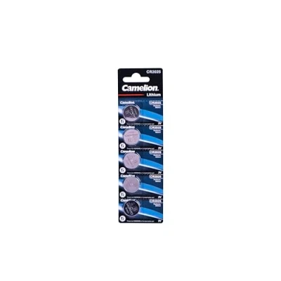Image de Pack de 5 piles Camelion Lithium 3V CR2025