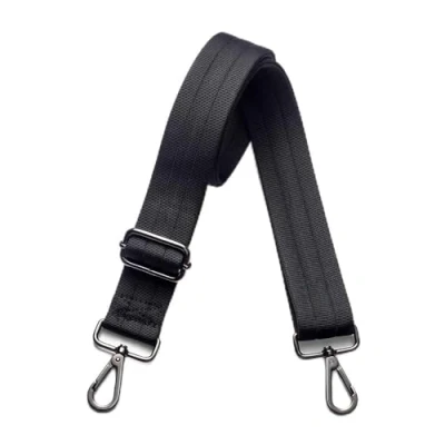 Image de Kolti Sangle de rechange à rayures pour sac main Large et réglable, Boucle en métal canon fusil 23, 1.5 inch width