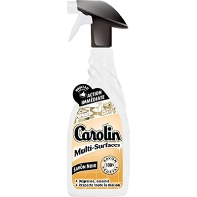 Image de Carolin Spray Multi Surfaces Savon Noir 650ml (Lot de 3)