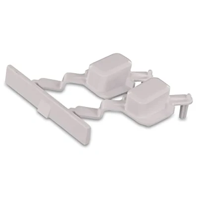 Image de DL pro Capuchon de touche pour Whirlpool Bauknecht 481071425531 Indesit C00343986 blanc Reset Start Bouton Démarrage poussoir WA WAK AWC WM WAE Lave linge