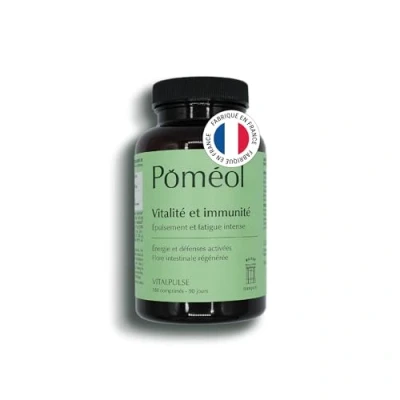 Image de POMÉOL ǀ Complément Alimentaire Multivitamines et Minéraux Energie, Vitalité Défense VitalPulse Immunité 90 Jours Ginseng, Vitamines B C, Fer, Zinc, Selenium