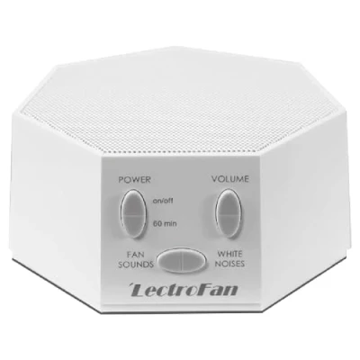 Image de LectroFan ASM1007 G Machine à Bruit Blanc avec Sons de Ventilateur et Minuterie Sommeil (Blanc)
