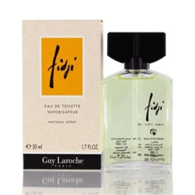 Image de Guy Laroche Fidji Eau de Toilette, Parfum pour Femme, Rafraîchissant, Vif et Floral, Notes d&#039;Ylang Ylang, Jasmin Bois Santal, 50 ml
