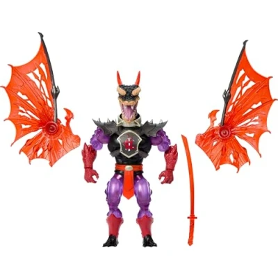 Image de Les Maîtres de l’Univers Origins Ninjor Tortues du Château des Ombres Figurine articulée méchant Ninja Collection Reptile Wars, Association et Ninja, JBN04