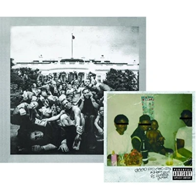Image de To Pimp a Butterfly Good.Kid.M.A.A.D.City Kendrick Lamar 2 CD Bundling by