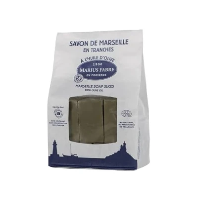 Image de MARIUS FABRE Savon de Marseille à l&#039;huile d&#039;olive en tranches, 1kg