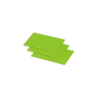 Image de Clairefontaine 1221C Paquet de 25 Cartes Simples Format 7x9,5cm 210g/m² Coloris Vert Menthe Cartons d&#039;Invitation Evènements et Correspondance Gamme Pollen Papier Premium Lisse