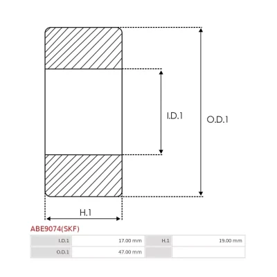 Image de AS PL ABE9074(SKF) Support