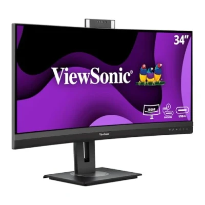 Image de Viewsonic VG3457CV LED display 86,4 cm (34 ) 3440 x 1440 pixels UltraWide Quad HD Noir Neuf