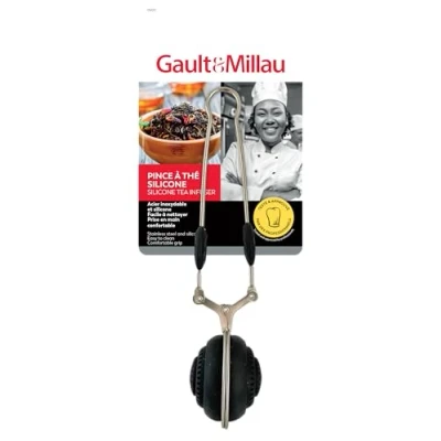 Image de GAULT&amp;MILLAU Pince à Thé Silicone Élégante et pratique pour infuser Résistante la chaleur Lot de 1