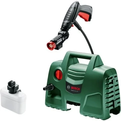 Image de Bosch Home and Garden Nettoyeur haute pression EasyAquatak 100 (1100 W, buse à 360 avec réservoir de détergent, tuyau 5 m, flexible 3 pression: bar, débit maxi: 270 l/h