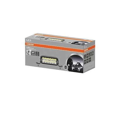 Image de OSRAM LEDriving® Lightbar VX180 SP DR, phare de route à LED pour feux route, faisceau spot, 6000K, 2100lm, lumineux jusqu&#039;à 200m, 12V/24V, homologation ECE, Bianco