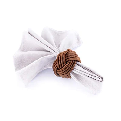Image de Legendarte Set de 4 Ronds Serviette Fabrication Artisanale dans Un Coffret Cadeau