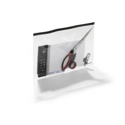 Image de Durable 247901 Pochette navette avec fermeture ZIP, A4 Transparente Lot de 5 pièces
