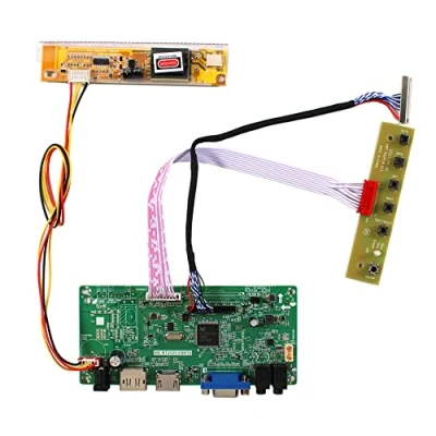Image de VSDISPLAY Carte contrôleur HD MI VGA DP LVDS 30PIN pour 14,1&quot; 15,4&quot; 1280x800 LP141WX3 B154EW08 LTN154AT01 LTN154X3 L01 LP154WX3 1CCFL Écran LCD