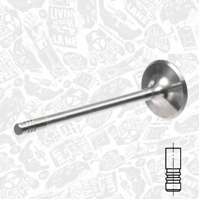 Image de ET ENGINETEAM VI0085 soupape d&#039;admission 31mm Côté Tige de chromée OPEL: Meriva A, Corsa B 3/5 portes, Zafira A