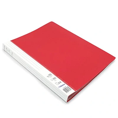 Image de Waytex 931332R Protège Documents A4 60 vues Premium en Polypropylène Opaque Identifiable 30 Pochettes transparentes Rouge