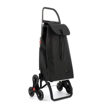 Image de Chariot de Course Rolser I Max Tweed 6 Roues Pliante Monte escaliers Noir