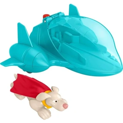 Image de DC Comics Krypto Super Chien, Coffret Coup de Patte, Figurine du Chien Superman avec Fonction spéciale et Accessoires, Jouet Enfant, Dès 3 Ans, HGL12