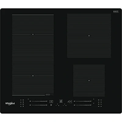 Image de Whirlpool WF S7560 NE Noir Intégré (placement) 60 cm Plaque avec zone à induction 4 zone(s)