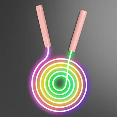 Image de Corde à sauter lumineuse LED pour enfants, cordes lumineuses réglables le sport et fitness