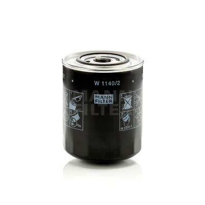 Image de MANN FILTER W 1140/2 Filtre à huile 1 12 UNF 1B avec un clapet de non retour vissé