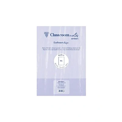 Image de Lot de 10 pochettes A4 PP pour cahiers EcoSmart ClassroomMates