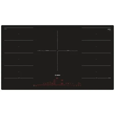 Image de Bosch Serie 8 PXV901DV1E Plaque Noir Intégré (placement) avec zone à induction 5 zone(s)