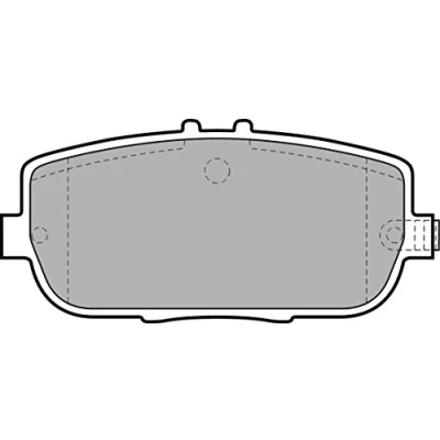 Image de DELPHI LP2027 Jeu de plaquettes frein avec indicateur d&#039;usure tôle anti bruit accessoires MAZDA: MX 5 3, IV, FIAT: 124 Spider