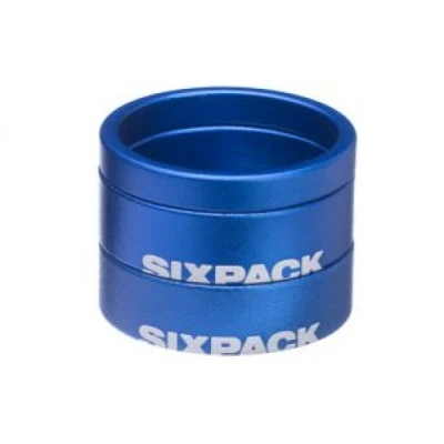 Image de SixPack Racing Menace Entretoise de Direction VTT Adulte Unisexe, Bleu, Unique
