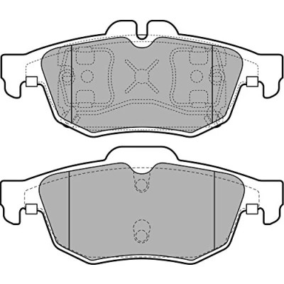 Image de DELPHI LP2259 Jeu de plaquettes frein préparé pour indicateur d&#039;usure avec tôle anti bruit sans accessoires RENAULT: Latitude