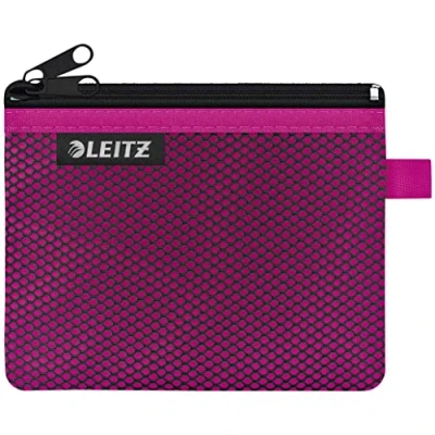 Image de Leitz WOW Trousse de Voyage, Résistante à l&#039;Eau, Transparente, Idéale pour une Organisation et un Rangement Visuels, Petite (A6) Rose