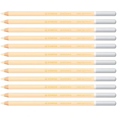 Image de STABILO Lot de 12 Crayons couleur Fusain Pastel CarbOthello Jaune Naples Rosat
