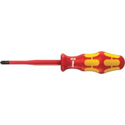 Image de Wera 165 iS PZ/S 05006466001 Tournevis VDE isolé pour vis Plusminus Pozidriv/à fente avec Lame à diamètre réduit # 2 x 100 mm