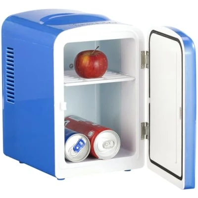 Image de Rosenstein &amp; Söhne Mini réfrigérateur 2 en 1 avec prise 12/230 V bleu
