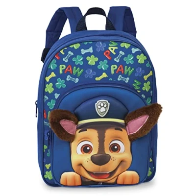 Image de Fabrizio PAW Patrol KIDS Backpack Unisex Sac à dos pour enfants, Taille: One Size, Medium blue