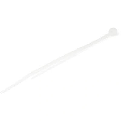 Image de Colliers de Serrage 10 cm Blancs Largeur 2 mm Diam. faisceau 22 Résistance 8 kg Fermeture glissière autobloquante Pointe incurvée 94V 2/UL 100 pcs (CBMZT4N)